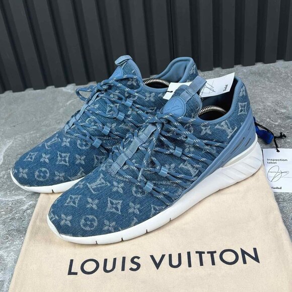 Louis Vuitton Other - Louis Vuitton Fastlane Denim Monogram Sneaker Blue 7.5 LV or 8.5 US or 41.5 EUR